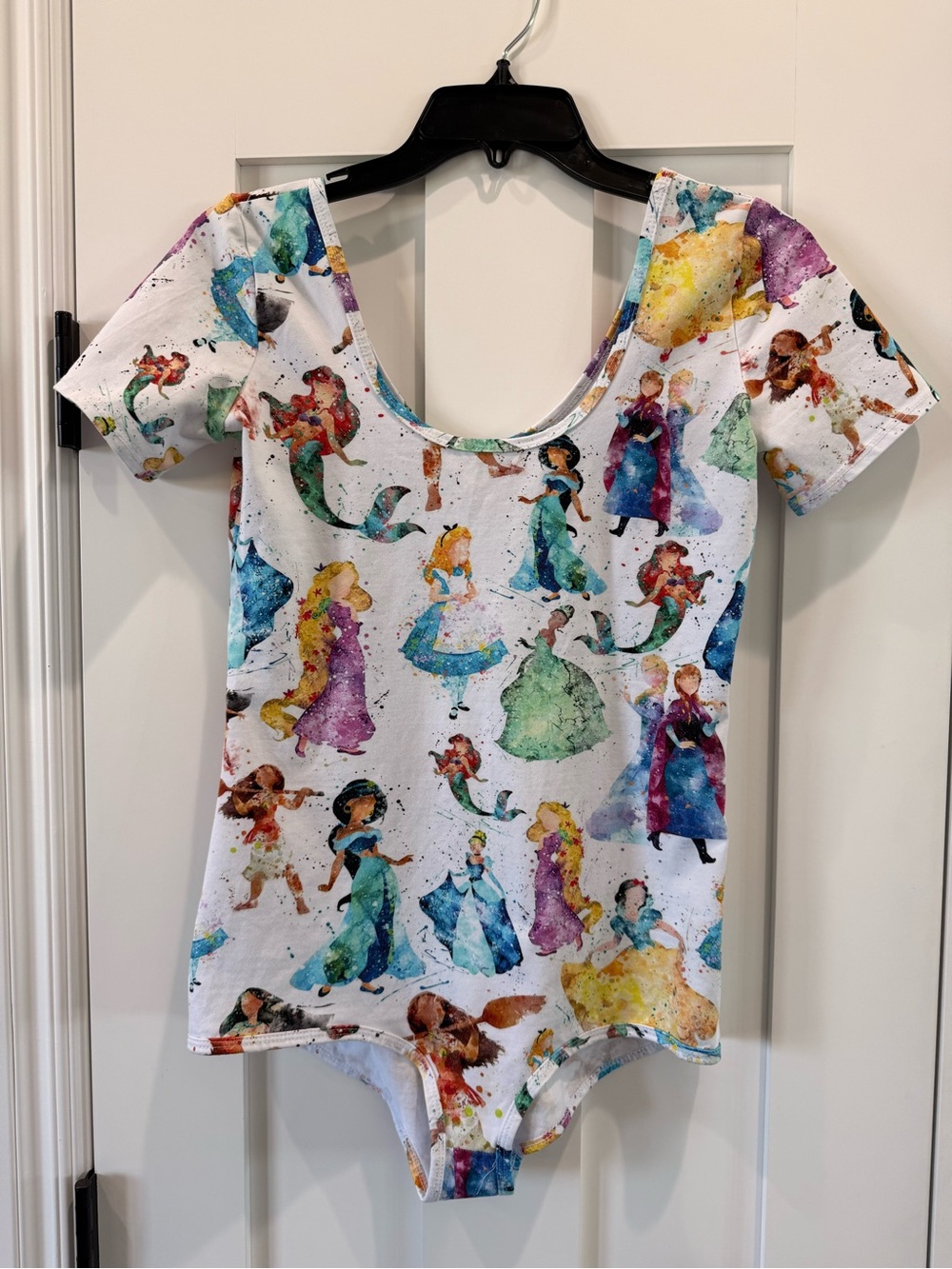 Wild Rich Kids Women's Watercolor Disney Princess Leotard
